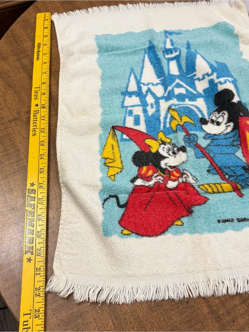 Minnie Mouse has stain